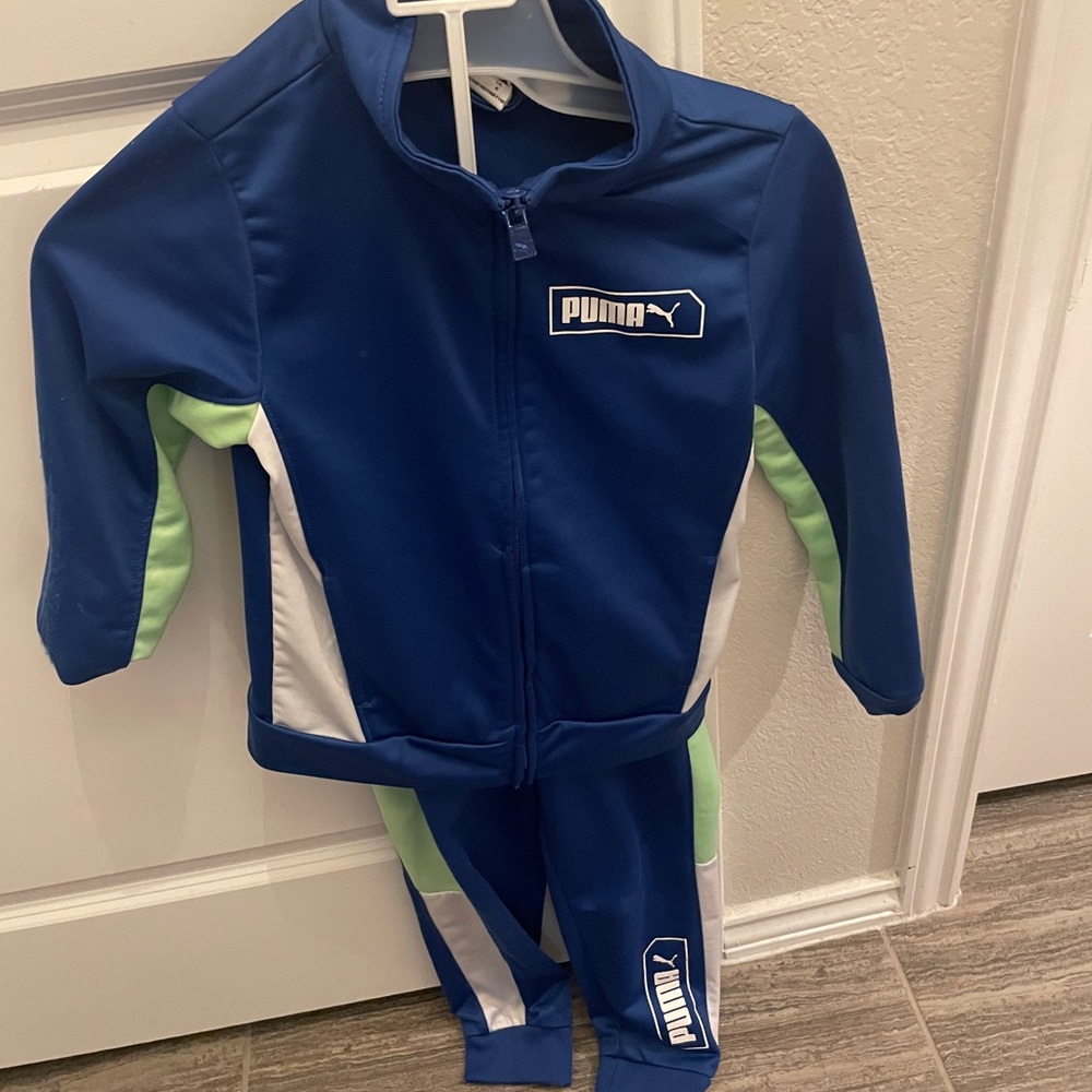 Boys 6 Puma Track suit-GUC